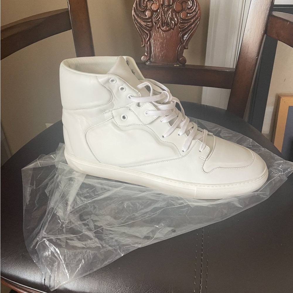 Balenciaga White High-Top Men's Sneakers